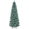 Best Choice Products Pre-Lit Blue Spruce Pencil Christmas Tree w/ Foldable Base